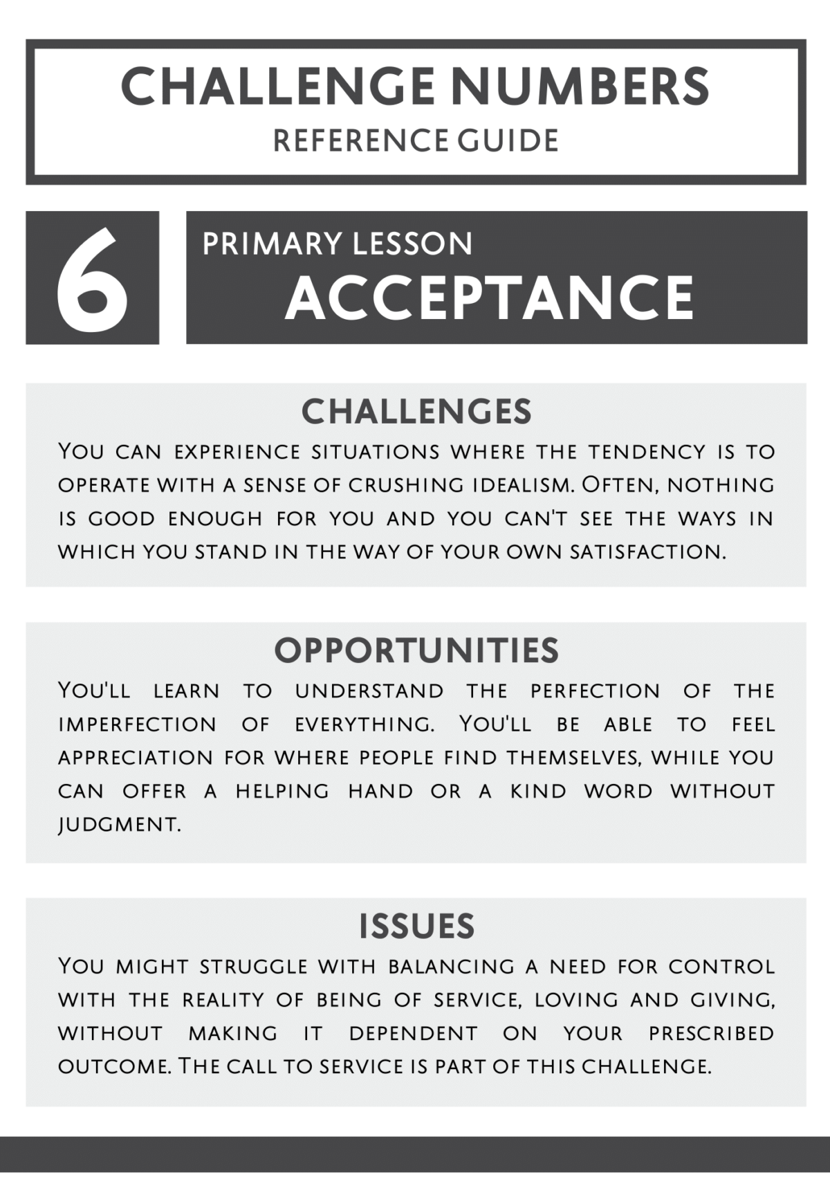 6 Challenge | A Struggle To Be Accepting & To Release Control – Felicia ...
